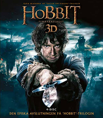 Hobbit - Femhäraslaget - Special Edition (3D + Blu-ray) beg