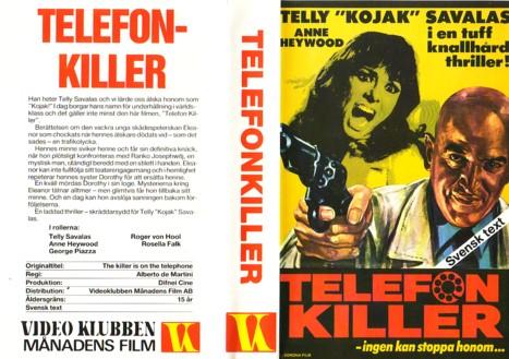 TELEFON KILLER (VHS omslag)
