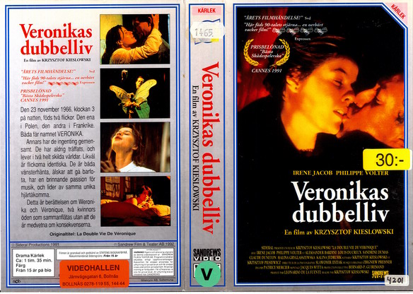 71652 VERONIKAS DUBBELLIV (VHS)