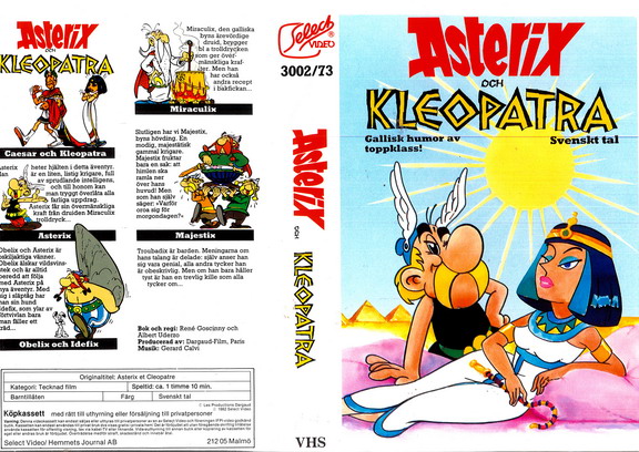 3002/73 ASTERIX OCH KLEOPATRA (VHS)