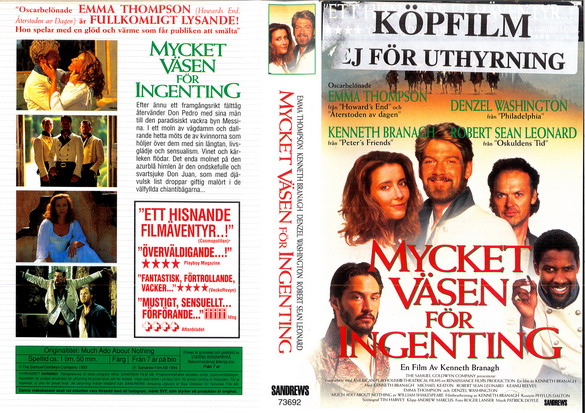 MYCKET VÄSEN FÖR INGENTING (VHS)