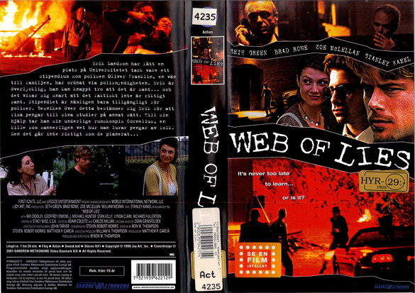 WEB OF LIES (VHS)