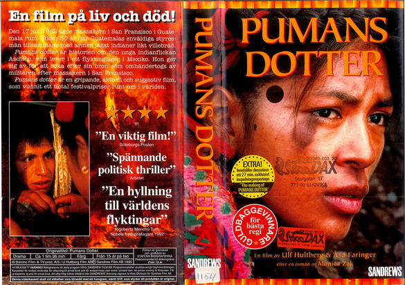 PUMANS DOTTER (VHS)