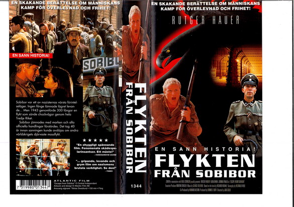 FLYKTEN FRÅN SOBIBOR (VHS)