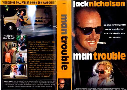 MAN TROUBLE (VHS)