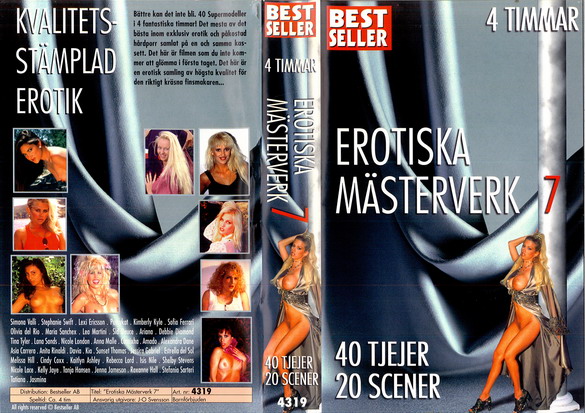 4319 EROTISKA MÄSTERVERK 7 (VHS)