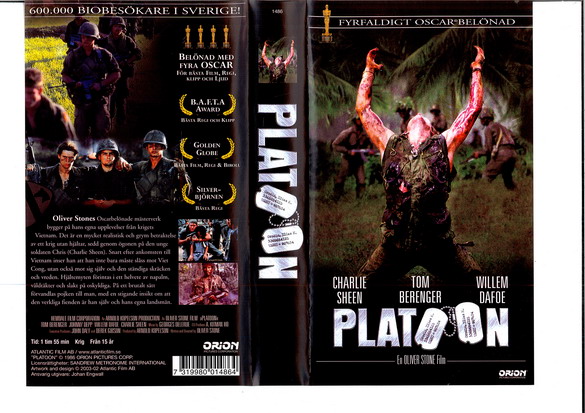 PLATOON (VHS)