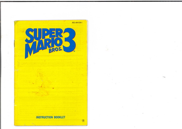 SUPER MARIO BROS 3 -scn- 1 (NES MANUAL)