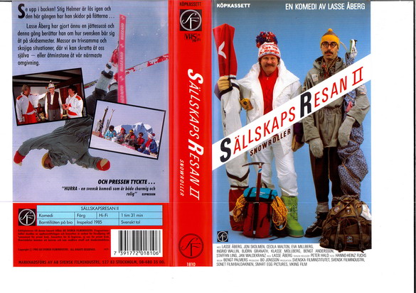 SÄLLSKAPSRESAN 2 - röd (VHS)