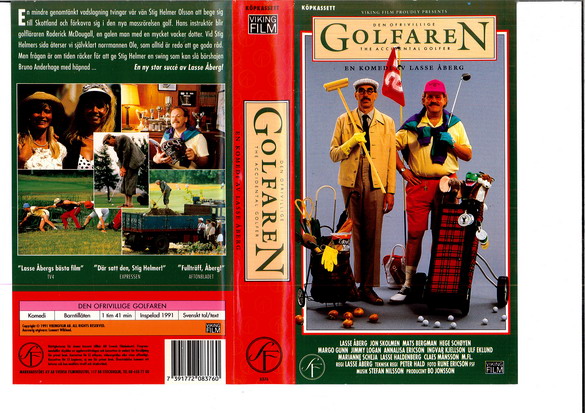 DEN OFRIVILLIGE GOLFAREN (VHS) ny