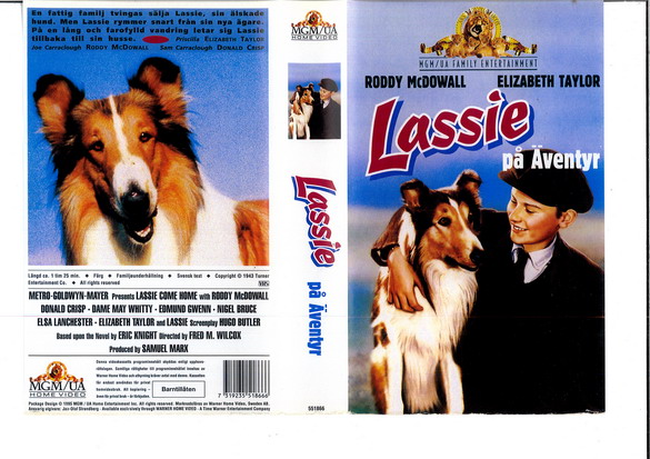 LASSIE PÅ ÄVENTYR (VHS)