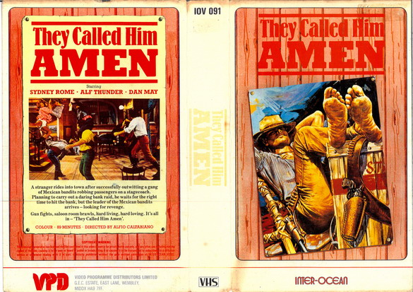 THEY CALLED HIM AMEN (VHS)