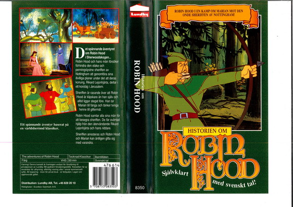 HISTORIEN OM ROBIN HOOD (VHS)