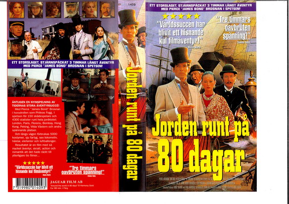 JORDEN RUNT PÅ 80 DAGAR (VHS)
