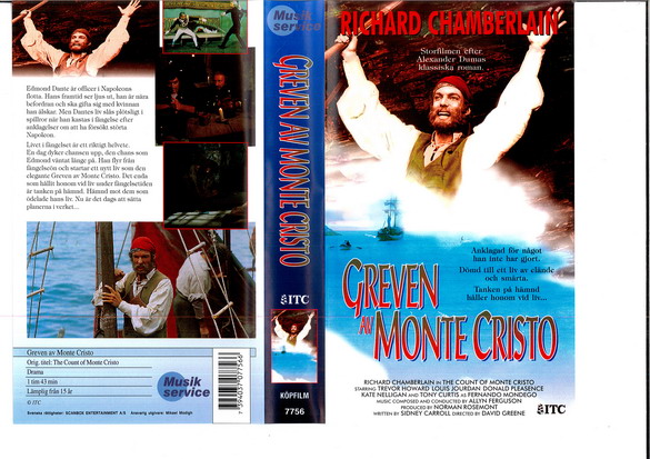 GREVEN AV MONTE CRISTO (VHS)