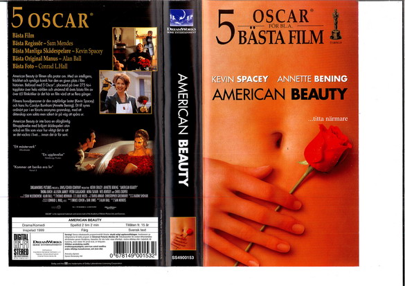 AMERICAN BEAUTY (VHS)