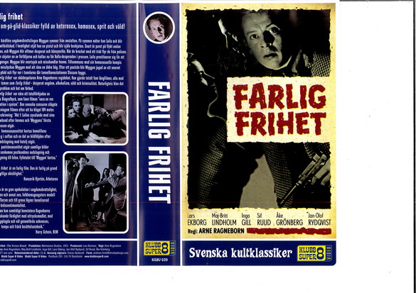 FARLIG FRIHET (VHS) Ny