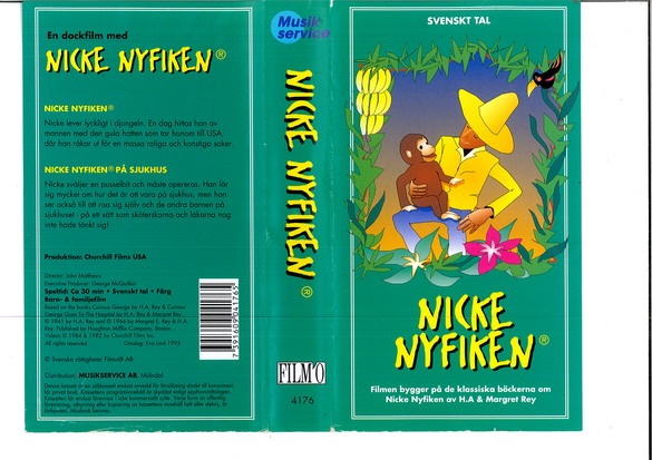 NICKE NYFIKEN (VHS)