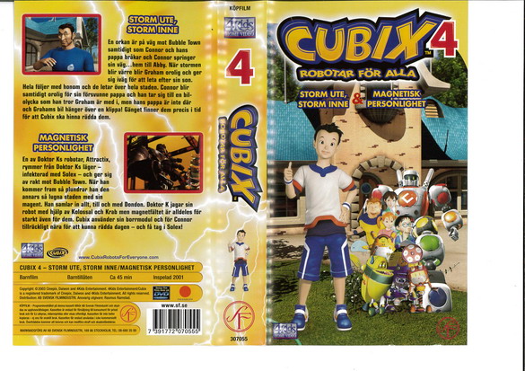 CUBIX 4 -ROBOTAR FÖR ALLA (VHS)