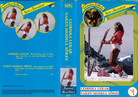 307 SVENSKA FOLKETS SEX-ÄVENTYR VOL 7 - LESBISKA LEKAR (VHS)