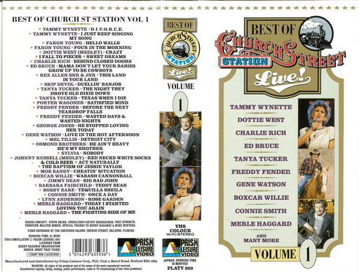 BEST OF CHURCH STREET STATION LIVE! (VHS)