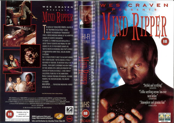 MIND RIPPER (VHS) UK