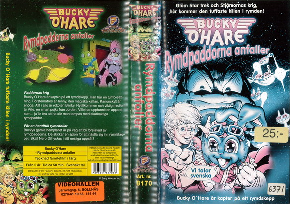 8170 BUCK O'HARE - RYNDGRODORNA ANFALLER (VHS)