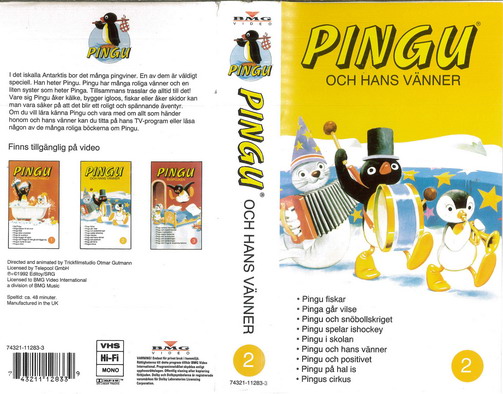 PINGU 2 OCH HANS VÄNNER (VHS)