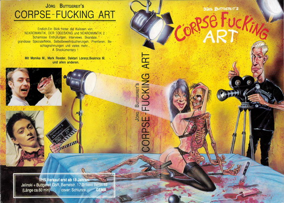 CORPSE FUCKING ART (VHS) TYSK