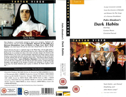 DARK HABITS (VHS) UK