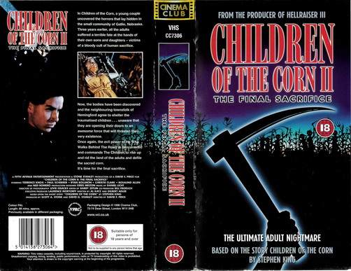 CHILDREN OF THE CORN 2 (VHS) UK