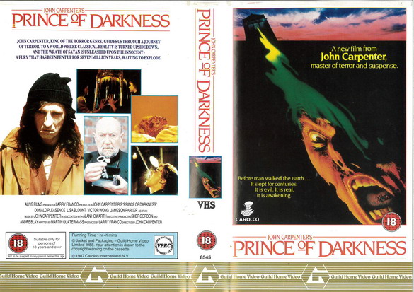 PRINCE OF DARKNESS (VHS) uk