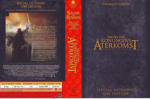 SAGAN OM KONUNGENS ÅTERKOMST - FÖRLÄNGD VERSION (VHS)