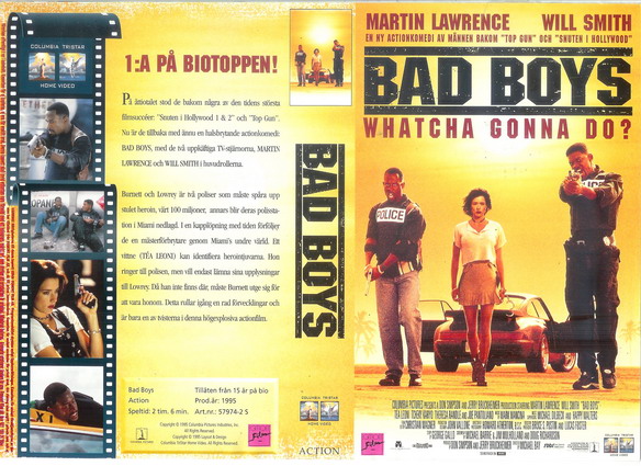BAD BOYS (VHS)