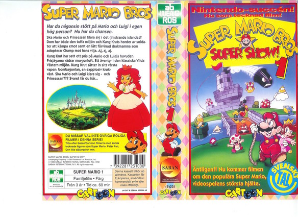 SUPER MARIO BROS SUPER SHOW DEL 1 (VHS)