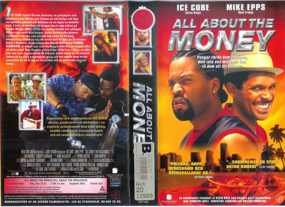 ALL ABOUT THE MONEY (vhs-omslag)