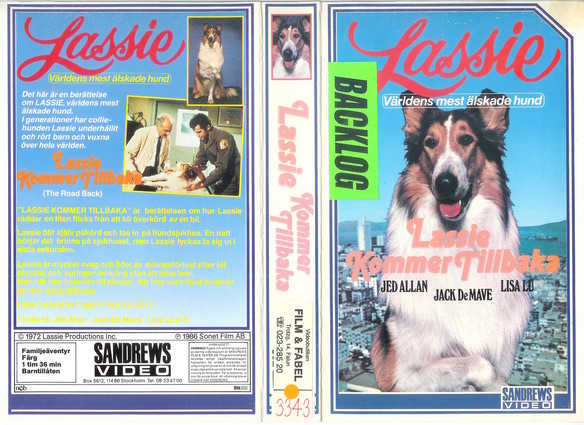 LASSIE KOMMER TILLBAKA (VHS)