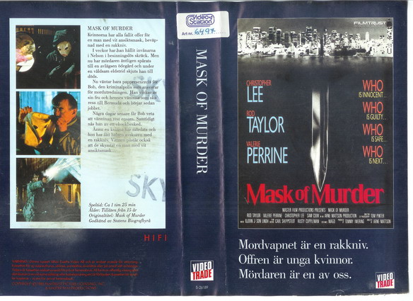 26189 MASK OF MURDER (VHS)