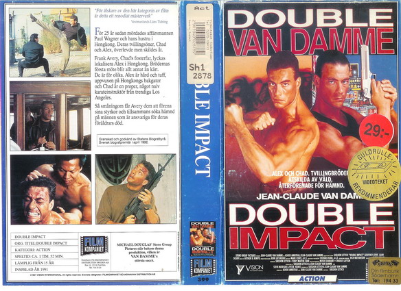 399 Double Impact (VHS)