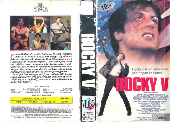 ROCKY 5 (VHS)