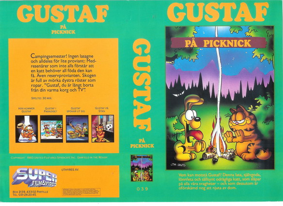039 GUSTAF PÅ PICKNICK (VHS)