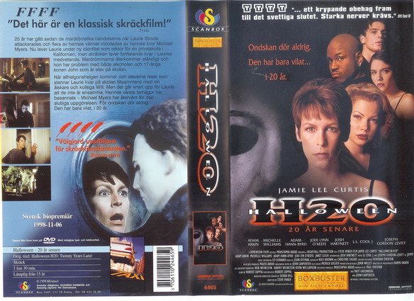 4465 HALLOWEEN - 20 ÅR SENARE (VHS)